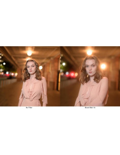 Filtro de vidrio óptico Kase Black Mist 1/4 72mm con adaptador 2