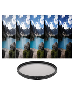 Filtro de Densidad Neutra Variable 77mm Cardinal Camera