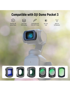 Kit de Filtros y Lentes NEEWER para DJI Osmo Pocket 3 2