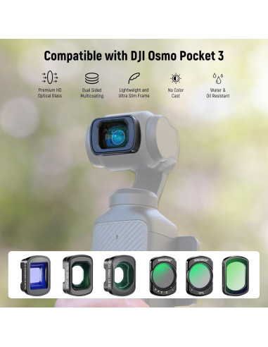 Kit de Filtros y Lentes NEEWER para DJI Osmo Pocket 3