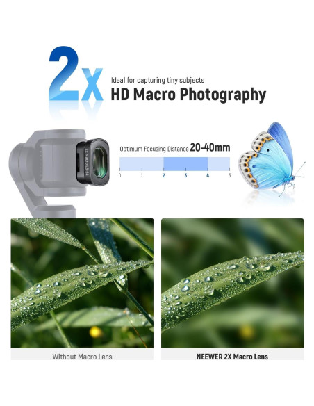 Kit de Filtros y Lentes NEEWER para DJI Osmo Pocket 3 Kit de Filtros y Lentes NEEWER para DJI Osmo Pocket 3