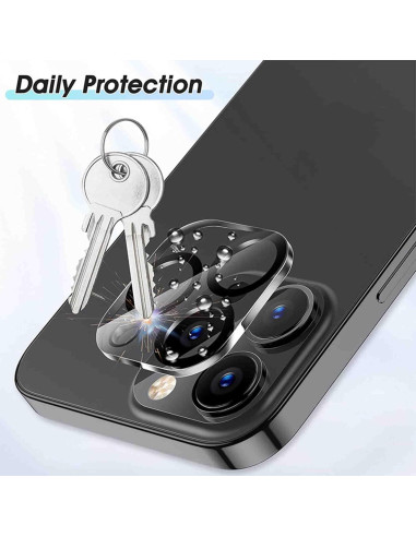 Protector de Lente de Cámara 3D RAMS para iPhone 14 Pro Max
