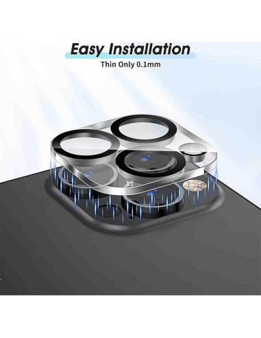 Protector de Lente de Cámara 3D RAMS para iPhone 14 Pro Max