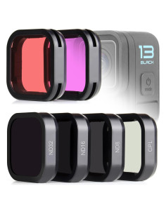 Juego de Filtros de Lente SOONSUN 6 Piezas para GoPro Hero 13
