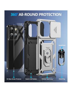 Funda Taisairu para Motorola Moto G Stylus 5G 2025 Plata 2