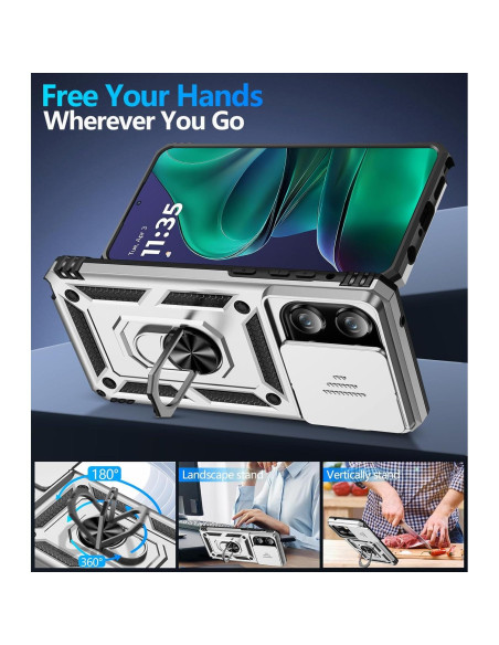 Funda Taisairu para Motorola Moto G Stylus 5G 2025 Plata Funda Taisairu para Motorola Moto G Stylus 5G 2025 Plata