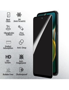 Protector de Pantalla Privado OWMGTS para Moto G Power 2025 9H 2