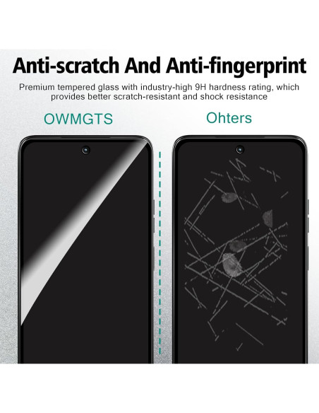 Protector de Pantalla Privado OWMGTS para Moto G Power 2025 9H