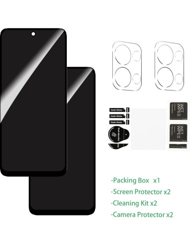 Protector de Pantalla Privado OWMGTS para Moto G Power 2025 9H