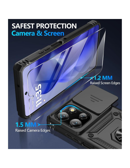 Funda Taisairu para Motorola Moto G Power 5G 2025 - Negro