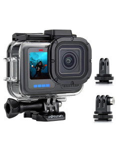 Funda Impermeable SOONSUN para GoPro Hero 13/12/11/10/9 Negra 60M