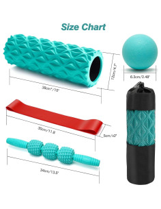 Juego de Rodillos de Espuma 5 en 1 CINDALOG para Masaje 2