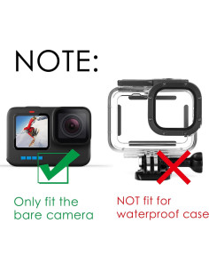 Filtro Subacuático YALLSAME para GoPro Hero 9 10 11 12 - Rojo y Magenta 2