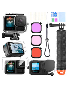 Kit de Accesorios para Gopro Hero 13 - Funda Impermeable y Filtros