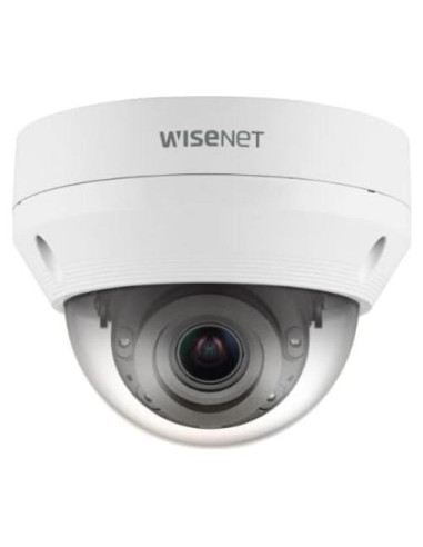 Cámara de red domo exterior Hanwha Techwin 4MP IR WDR PoE