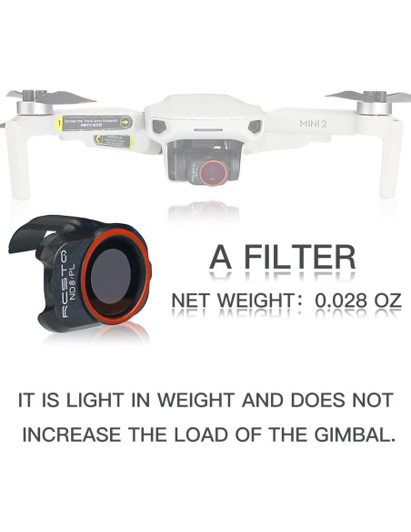 Juego de Filtros ND RCGEEK para DJI Mini 4K - 6 Piezas