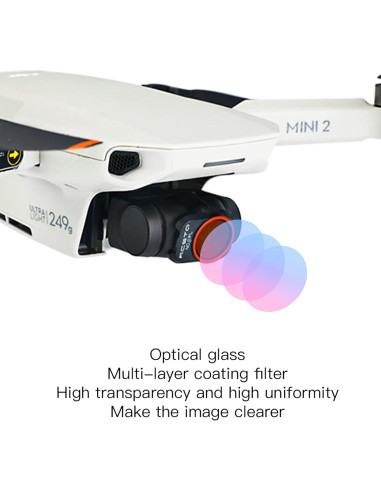 Juego de Filtros ND RCGEEK para DJI Mini 4K - 6 Piezas