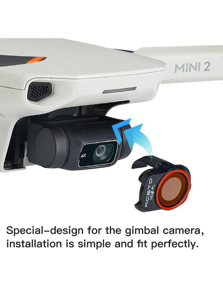 Juego de Filtros ND RCGEEK para DJI Mini 4K - 6 Piezas