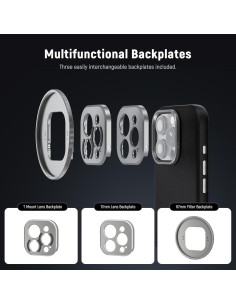 Funda protectora Neewer para iPhone 16 Pro, TPU/PC, MagSafe 2