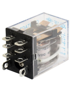 Relé Electromagnético Uxcell JQX-13F 12V 8 Pines DPDT