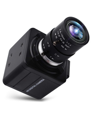 Cámara USB SVPRO FHD 1080P con Lente Varifocal 2.8-12mm