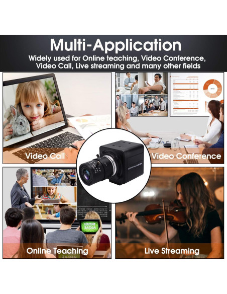 Cámara USB SVPRO FHD 1080P con Lente Varifocal 2.8-12mm Cámara USB SVPRO FHD 1080P con Lente Varifocal 2.8-12mm
