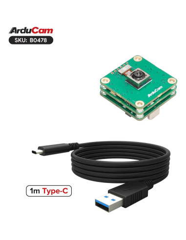 Cámara USB 3.0 Arducam IMX586 48MP 120fps Enfoque Motorizado