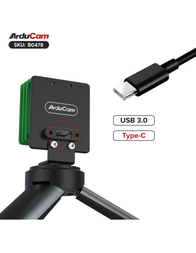 Cámara USB 3.0 Arducam IMX586 48MP 120fps Enfoque Motorizado