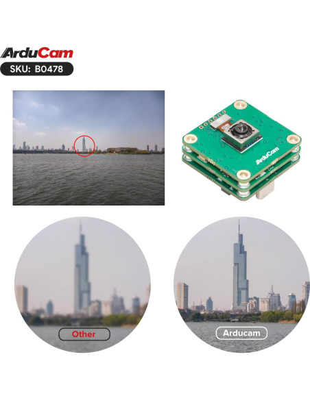 Cámara USB 3.0 Arducam IMX586 48MP 120fps Enfoque Motorizado