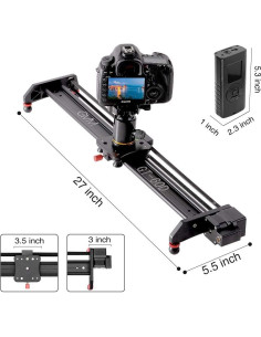 Deslizador de Cámara Motorizado GVM 68cm con Time-Lapse 2
