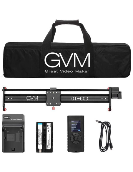 Deslizador de Cámara Motorizado GVM 68cm con Time-Lapse
