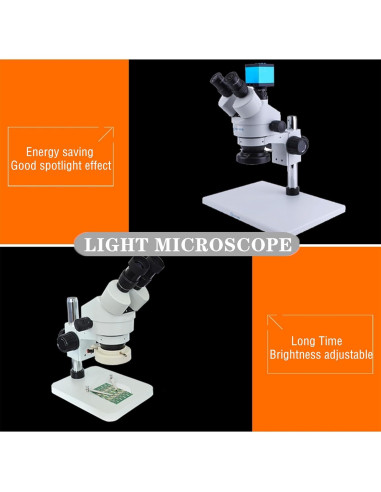Iluminador LED Anular para Microscopio MeYourRow 144W Negro