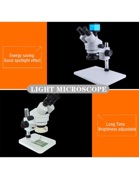 Iluminador LED Anular para Microscopio MeYourRow 144W Negro