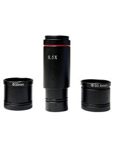 Adaptador C-Mount 0.5x Parco Scientific para Microscopio Trinocular