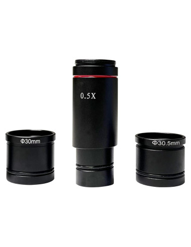 Adaptador C-Mount 0.5x Parco Scientific para Microscopio Trinocular