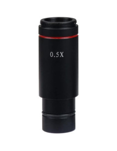 Adaptador C-Mount 0.5x Parco Scientific para Microscopio Trinocular 2