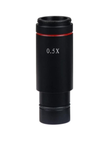 Adaptador C-Mount 0.5x Parco Scientific para Microscopio Trinocular