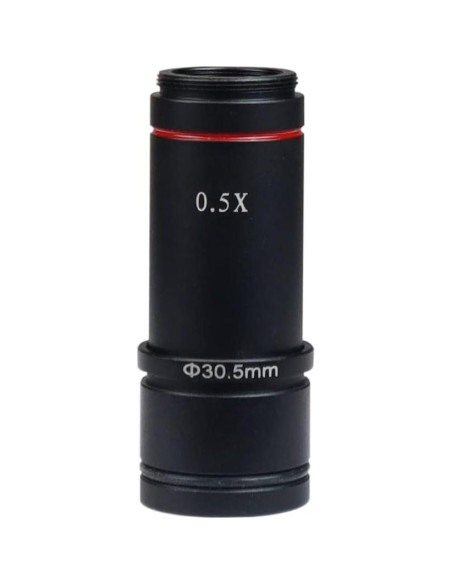 Adaptador C-Mount 0.5x Parco Scientific para Microscopio Trinocular