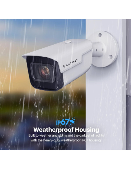 Cámara IP PoE Amcrest 5MP con Zoom Óptico 5X y AI Cámara IP PoE Amcrest 5MP con Zoom Óptico 5X y AI