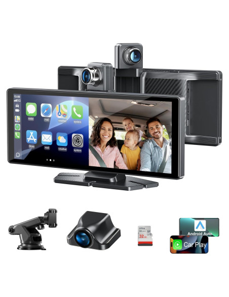 Pantalla Táctil 10.26" Xroose Carplay 4K con Cámara 1080P Pantalla Táctil 10.26" Xroose Carplay 4K con Cámara 1080P