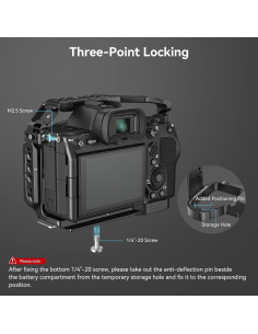 Jaula Completa PequeñoRig 3667 para Sony A7R V/IV/S III/A1 2