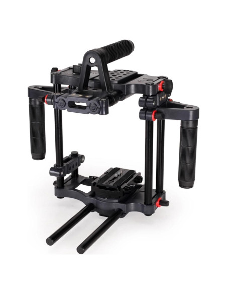 Jaula de Cámara DSLR FILMCITY FC-CTH con Mangos Ajustables