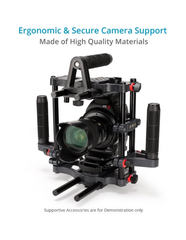 Jaula de Cámara DSLR FILMCITY FC-CTH con Mangos Ajustables