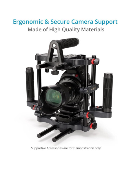 Jaula de Cámara DSLR FILMCITY FC-CTH con Mangos Ajustables