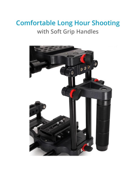 Jaula de Cámara DSLR FILMCITY FC-CTH con Mangos Ajustables