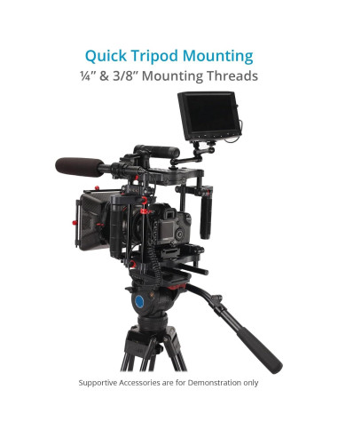 Jaula de Cámara DSLR FILMCITY FC-CTH con Mangos Ajustables