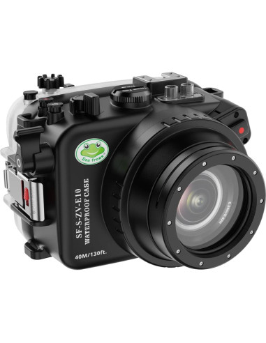 Carcasa impermeable Sea Frogs para cámara Sony ZV-E10 40m