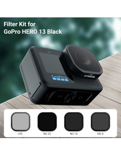 Juego de Filtros CYNOVA para GoPro Hero 13 Black - CPL, ND8, ND16, ND32 2
