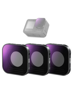 Juego de Filtros ND NEEWER para GoPro Hero 9-13, Vidrio HD