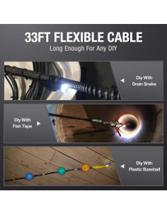 Cámara de Endoscopio Teslong 10m USB-C con 8 Luces LED 2